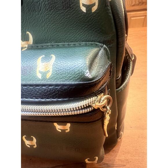 Loungefly Marvel Loki God of Mischief Mini Backpack FYE Exclusive READ main image 15